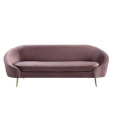 Abey Pink Velvet Sofa Model LV00205 By ACME Furniture